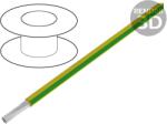 Alpha Industries Cablu HookUp Wire 18AWG PVC galben-verde 30, 5m (7133 YG005)