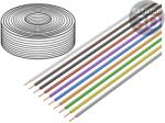 Donau Elektronik Set 10 Cabluri Litate Cu 0.25mm2 PVC 10m (125-MIX)