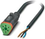Phoenix Contact Cablu pentru senzori 3 pini, 10m, DT06-3S mamă - PHOENIX CONTACT (SAC-3P-10,0-PUR/DTFS)