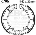 EBC Brake shoe set EBC inclusiv arcurile (98165)