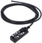 Amphenol Cutie de conexiuni M8 PIN: 3 3m soclu 6A -20÷80°C IP67 IN: 4 (DB8-3A4CAB-SPS7B03)
