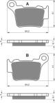 GOLDFREN Placute de frana GOLDFREN K1 (14620)