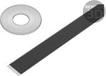 3M Cablu 3M bandă 1mm litat Cu neecranat PVC negru 30m (3250/10 (30M))