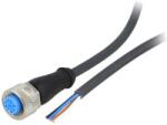 SICK Cablu de conectare M12 PIN 4 drept 10m IP67 (YF2A14-100UB3XLEAX)