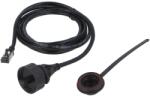 Bulgin Patch Cord RJ45 BULGIN 2m Aurit IP68, Conectori Mufă Rezistenți la Apă (PX0857/2M00)