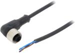 Telemecanique Cablu de Conectare M12 PIN 3 în Unghi 5m 4A -25÷70°C (XZCP1340L5)