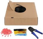 Goobay Cablu U/UTP 4x2x24AWG Goobay PE negru pentru exterior (55440)