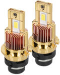  Set becuri LED auto D2S 90W 6000K HQ pentru faruri, lumina alb rece (ZAR0701)