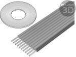 3M Cablu bandă neecranat gri 0, 635mm 26x30AWG 30m (3756/26 (100FT))