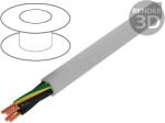 Alpha Wire Cablu multifilar Pro-Met 4G0, 75mm2, neecranat, 50m, utilizare industrială (470047YY GE321)