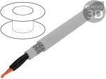 Alpha Wire Cablu ecranat Pro-Met 2x0, 5mm2 ALPHA WIRE PVC cu tressă de cupru cositorit (470025CY GE321)