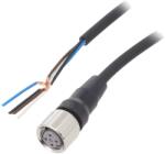 Omron Cablu M12 4 pini, 10 m (XS2F-M12PUR4S10M)