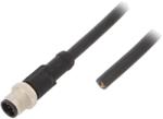 Amphenol Cablu Conectare M12 PIN 8 5m 30VAC 2A (M12A-08BMMM-SL8N05)