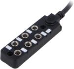 Amphenol Cutie de conexiuni M8 PIN: 3 - 10m soclu 3A -20÷80°C IP67 IN: 6 (DB8-3A6CAB-SPS7B10)