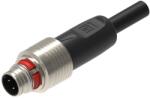 Lumberg Automation Cablu LUMBERG AUTOMATION M12 4 pini drept 5m pentru senzori și automatizări RP12M-MSSV4D-0508-0500 (RP12M-MSSV4D-0508-0500)