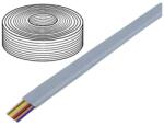 BQ CABLE Cablu telecomunicaţii litat 8x28AWG argintiu (TEL-0081-100/SV)
