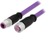 HARTING Cablu HARTING 4 pini pentru senzori automatizări, 0.5m PVC M12 mamă-tată (21348889486005)