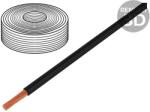 Donau Elektronik Cablu silicon negru 1x2, 5mm2 25m (25251)