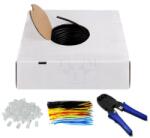 Goobay Cablu U/UTP Goobay 4x2x24AWG 6 exterior sârmă CCA PE negru (94398)