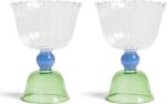 &K Amsterdam Pahare Tulip 200 ml, verzi, 2 buc (351-03) Pahar