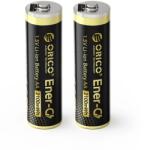 Orico Ener-G EG5C lítium akkumulátor 1.5V 2100mWh AA USB-C tölthető elem, 2 db