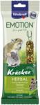 Vitakraft csemege kicsi rágcsálóknak Emotion Kräcker Herbal 3 darab