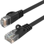 ORICO Ethernet hálózati kábel Orico PUG-C7B CAT7 10Gbps RJ45 internet LAN lapos 3 m - fekete