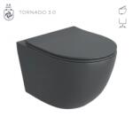 Lavita SINTO GREY Tornado 3.0 fali WC csésze Soft Close ülőkével (5900378333272)