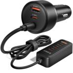 ORICO ChargeClip 90W 2A4C Back Clip Multi-Port autós töltő