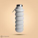 GymBeam összecsukható kulacs, 500 ml, szürke