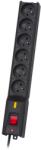 Lestar LX 610 G-A, surge protector, 1.5m, black 6 AC outlet(s) 230 V