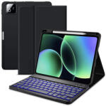 Tech-Protect SC Pen Xiaomi Pad 8 / Pad 8 Pro / Pad 7 Pro / Pad 7 oldalra nyíló, kitámasztható mappa tok billentyűzettel, fekete - coolmobile