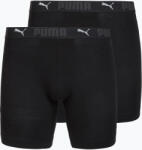 PUMA Boxeri pentru bărbați Cotton Long 2 pack black