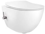 Creavit Free RIMOFF perem nélküli falra szerelhető wc Bidé2in1, hideg-meleg vizes csappal, fehér FE322-34CB00E-0002 (FE322-34CB00E-0002)