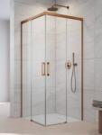 Radaway Idea Brushed Copper KDD 90x90 cm szögletes zuhanykabin, szálcsiszolt réz 387060-93-01L, 387060-93-01R (387060-93-01L, 387060-93-01R)