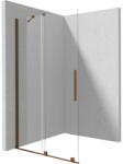 Deante Prizma elcsúsztatható walk-in zuhanyfal 140x195 cm, szálcsiszolt bronz KTJ_C34R (KTJ_C34R)
