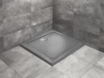 Radaway Doros Stone C 80x80 cm szögletes zuhanytálca, antracit SDRC8080-01-64S (SDRC8080-01-64S)