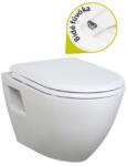 Creavit Terra perem nélküli falra szerelhető wc Bidé2in1, fehér TP329-00CB00E-0000 (TP329-00CB00E-0000)