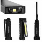 Uncanny Brand Led cob flashlight 3w+1w battery 0472