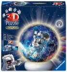 Ravensburger Puzzle 3D - Árhajósok az űrben éjjeli fény - Ajánlott: 10-99 éves korig unisex (32347) (32347)
