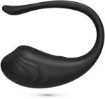 Crushious Ou Vibrator Tamago, Remote Control, 9 Moduri Vibratii, Silicon, USB, Negru