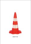 Evelux Forgalomterelő kúp 52 cm 2 csík - PVC - Evelux (12332 TK R2)