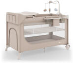 KinderKraft Utazóágy LEODY UP Beige kiegészítőkkel - vital24