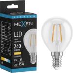 Mexen Vintis, LED izzószálas izzó E14, G45, 2 W, meleg fehér 2700K, átlátszó, L156-E14-0227-00 (L156-E14-0227-00)
