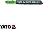 Yato YT-3421 szúrófűrészlap kerámiához, keményfém 75/50x8x1, 2 mm - 5 darab (YT-3421)
