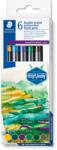 STAEDTLER Акварелни флумастри Staedtler DJ, двувърхи, 6 цвята, ASIA (34188-А-ASIA)