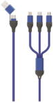 2GO 797360 USB / Type C-All in One, 1.2m, Albastru (797360)