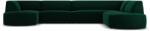 Windsor & Co Coltar in forma de U cu 7 locuri Sao cu tapiterie din catifea (WIN_RUR_44_F1_SAO3)