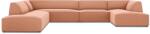 Windsor & Co Coltar in forma de U cu 7 locuri Sao cu tapiterie din catifea (WIN_UL_44_F1_SAO5)