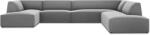 Windsor & Co Coltar in forma de U cu 7 locuri Sao cu tapiterie din catifea (WIN_UR_44_F1_SAO6)